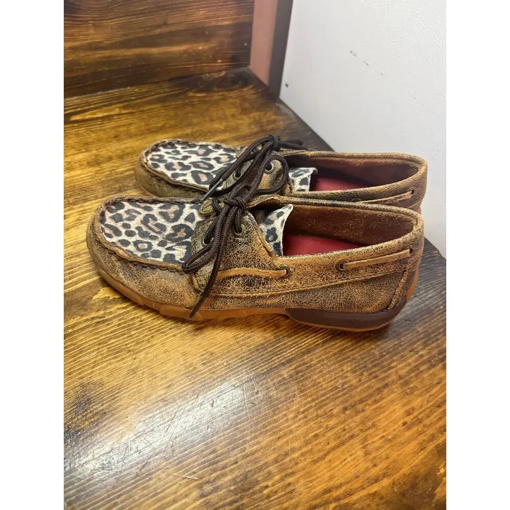 Twisted‎ X Brown Leopard Loafer Size 3M